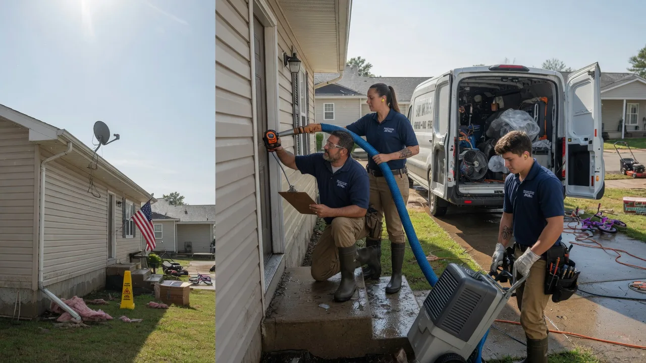 Ceiling Water Damage Restoration in Greenville, OH near me
